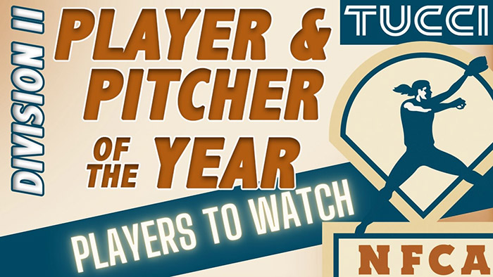 2024 Tucci/NFCA Division II Players and Pitchers of the Year, nfca, tucci, Tucci/NFCA Division II Players and Pitchers of the Year, Tucci/NFCA DII Player of the Year, Tucci/NFCA DII Pitcher of the Year