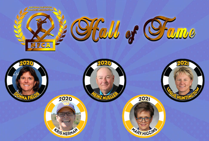 nfca hall of fame, nfca, 2021 nfca hall of fame preview, 2020 nfca hall of fame, 2021 nfca hall of fame, Leslie Huntington, donna fields, Heinz mueller, kris Herman, Mary higgins