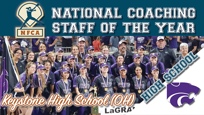 NFCA High School National Coaching Staff of the Year Keystone 2021