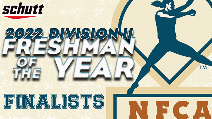 Finalists announced for 2022 Schutt Sports / NFCA Division II National Freshman of the Year