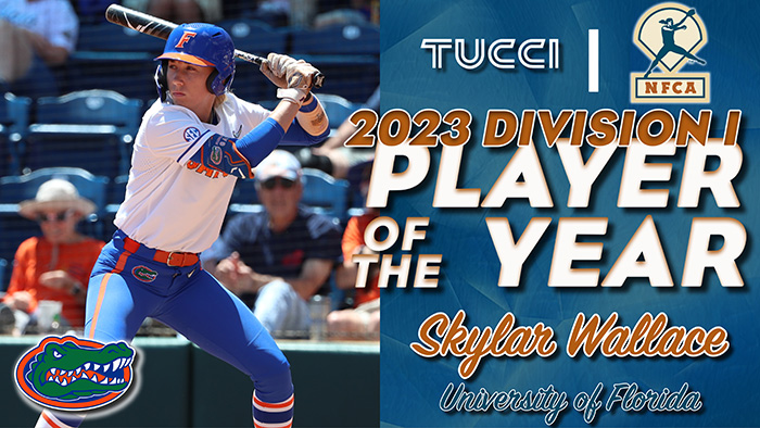 Skylar Wallace, tucci/nfca di player of the year, nfca, tucci, nfca di player of the year, Florida Gators