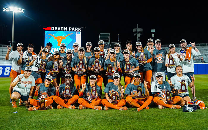 Repeat champ Texas score 2026 ATEC/NFCA Division I National Coaching Staff of the Year honors
