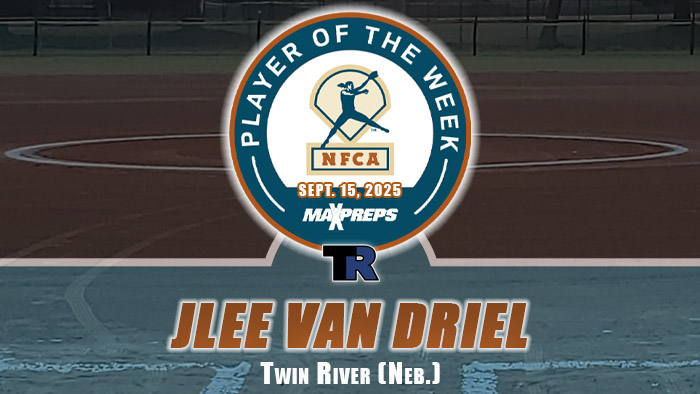 Van Driel collects latest MaxPreps/NFCA Fall Player of Week honor