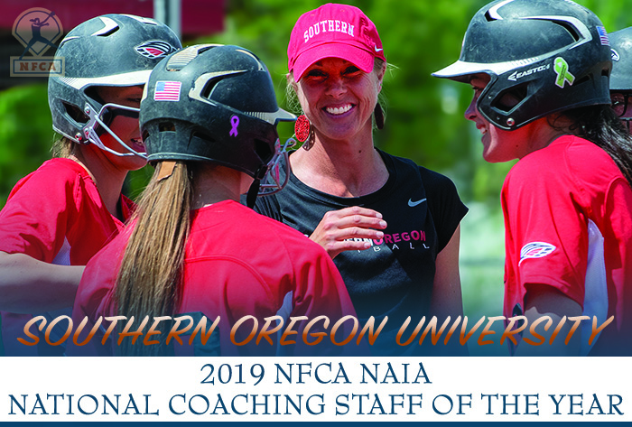 2019 NFCA NAIA National Coaching Staff of the Year - Southern Oregon