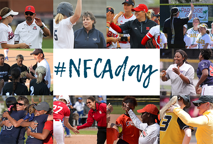 NFCA Day NFCA, Day, coaches, softball, fastpitch, University, College, celebration