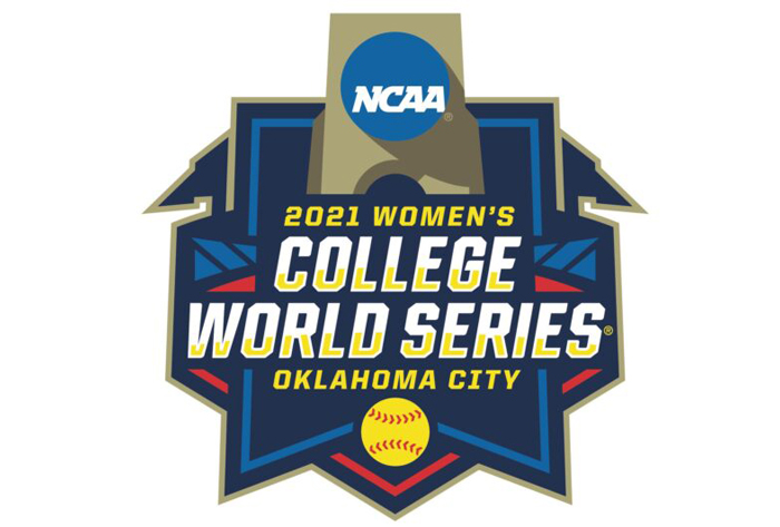 2021 Women's College World Series logo, wcws, nfca, wcws logo, d1 softball, di softball