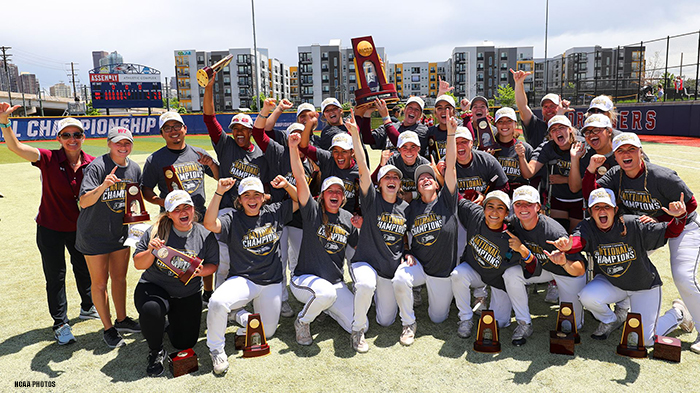 NFCA, West Texas A&M, ncaa dii softball national champion, ncaa dii softball, ncaa national champion- Gabriella Valforte’s sixth inning grand slam lifted West Texas A&M to a 4-1 victory over Biola on Tuesday afternoon to win the 2021 NCAA Division II Softball Championship. The victory marked the program’s second national title, winning their first in 2014.
