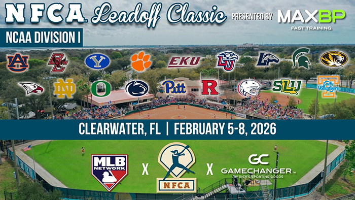 Broadcast schedule revealed for 2026 NFCA Division I Leadoff presented by MaxBP