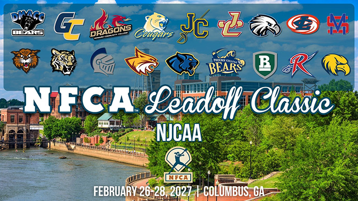 National champions, World Series participants head field for 2027 NFCA NJCAA Leadoff Classic