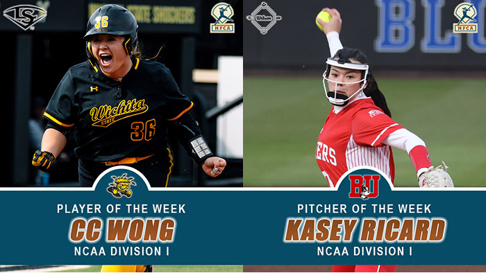 Wong and Ricard capture 2024 Louisville Slugger/Wilson DI weekly honors