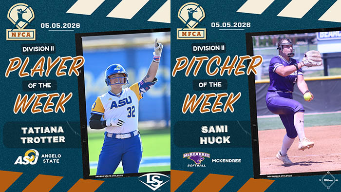 Trotter, Huck earn final 2026 Louisville Slugger/Wilson DII weekly honors