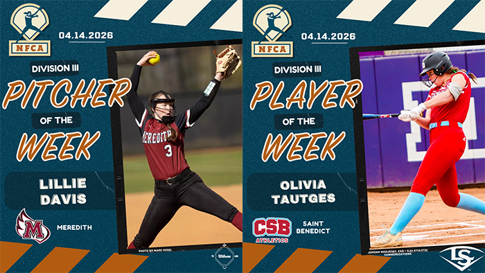 Davis, Tautges garner Wilson, Louisville Slugger Division III weekly honors