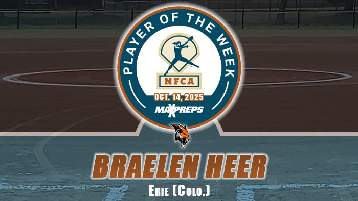 Heer scores latest MaxPreps/NFCA Fall Player of Week honor