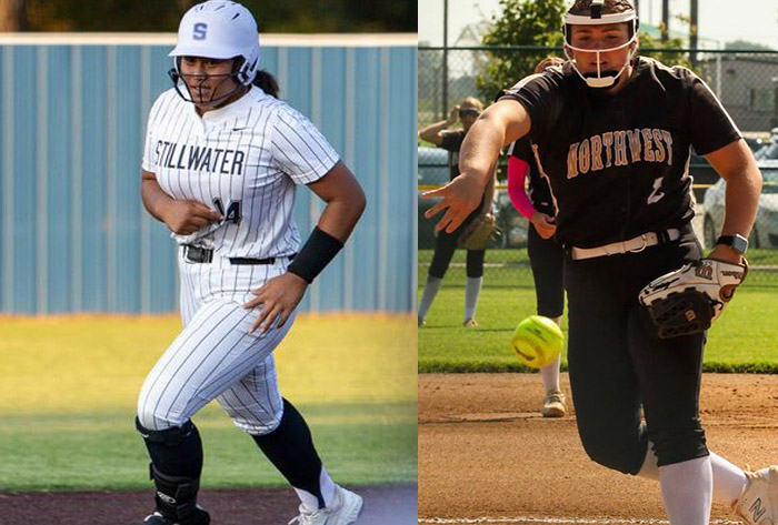 GameChanger, NFCA, Fall, High, School, Player, Pitcher, week, honor, award, accolade, Saisului, Kolone, Graclyn, Simmons, stillwater, olkahoma, nebraska, grand, island, northwest