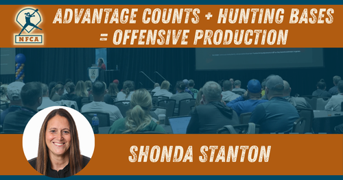 Advantage counts + Hunting bases = Offensive Production - Shonda Stanton (Indiana)