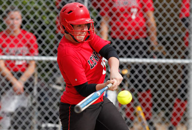 Lewis' Jessica Rourke. Courtesy of Lewis Sports Information.