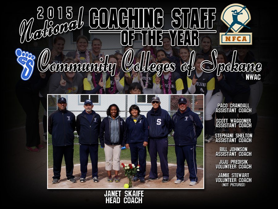 Community Colleges of Spokane - 2015 NFCA NWAC National Coaching Staff of the Year
